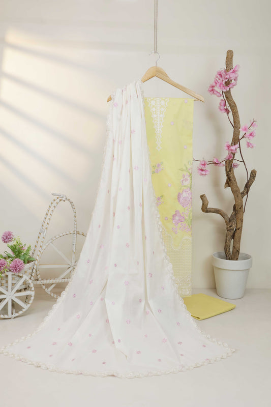 3Piece-Lawn Embroidered Suit V34WR01