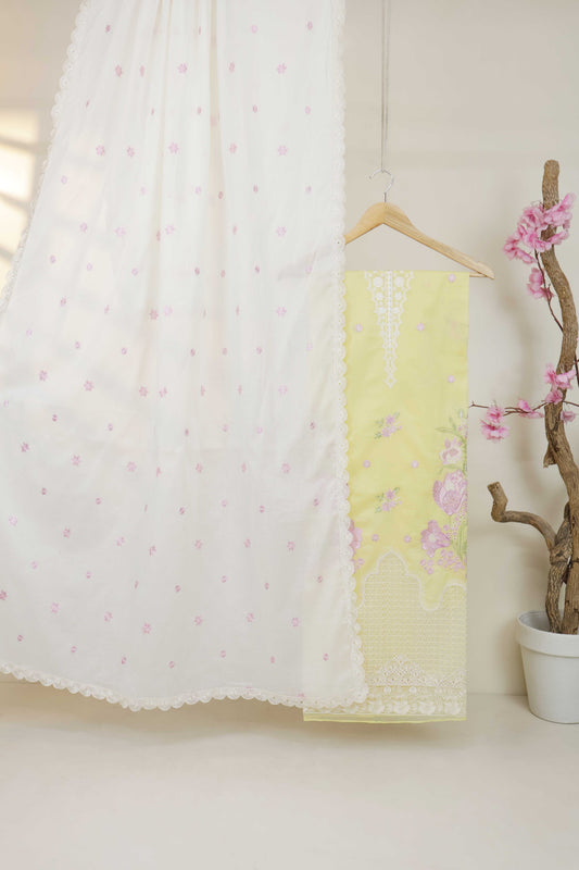 3Piece-Lawn Embroidered Suit V34WR01
