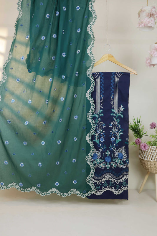 3Piece-Lawn Embroidered Suit V34WR08