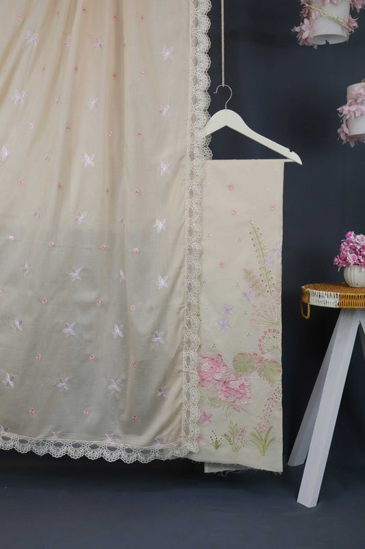 3Piece-Lawn Embroidered Suit V34WR05