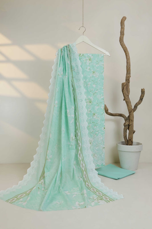 3Piece-Lawn Embroidered Suit v45wr04