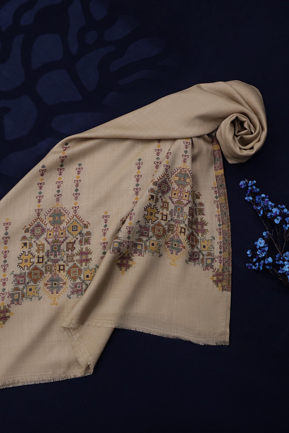 Kani Pashmina Shawl  3921 Skin A