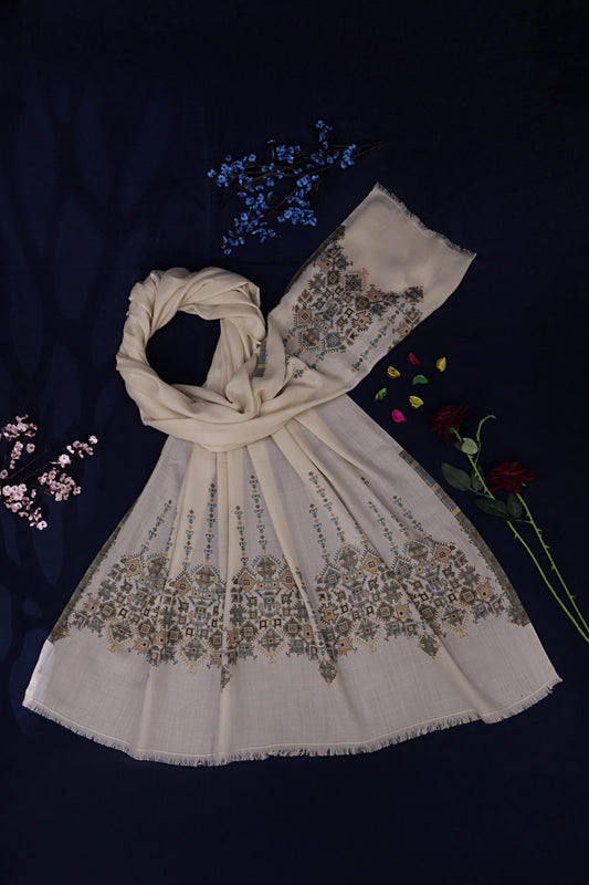 Kani Pashmina Shawl  3921 Skin C