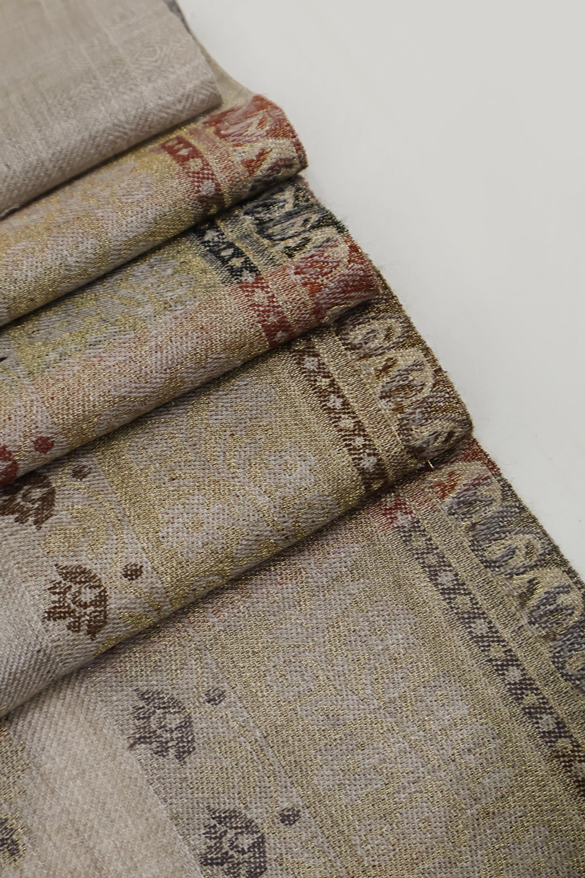 Jacquard Pashmina Shawl 3643 Skin-C