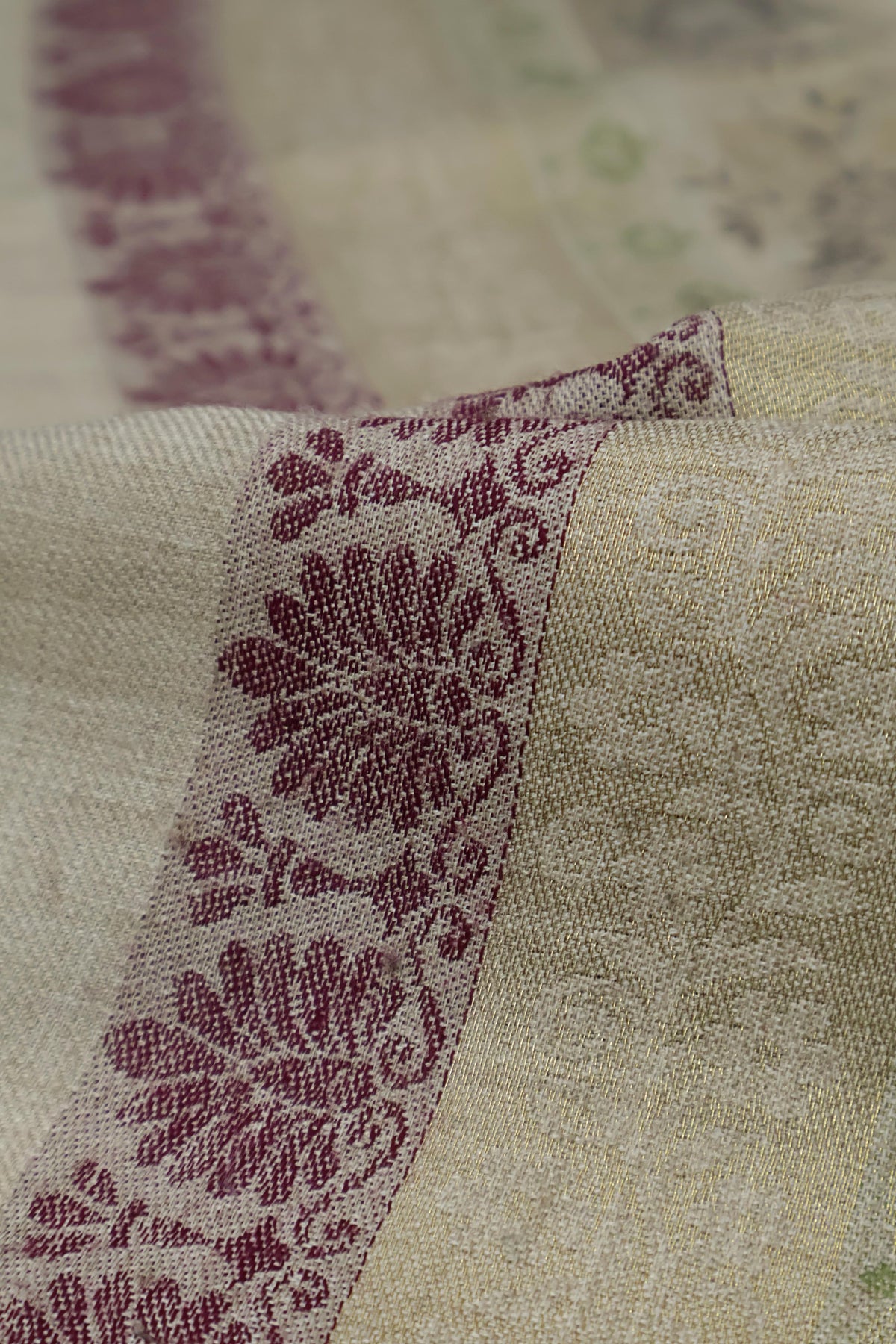 Jacquard Pashmina Shawl 3643 Skin-F