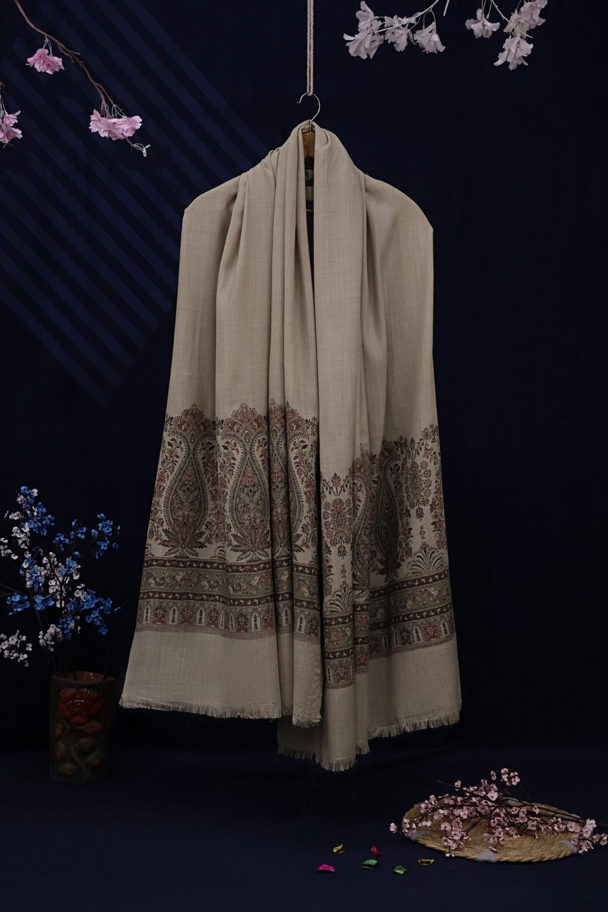 Kani Pashmina Shawl  3874 Skin C