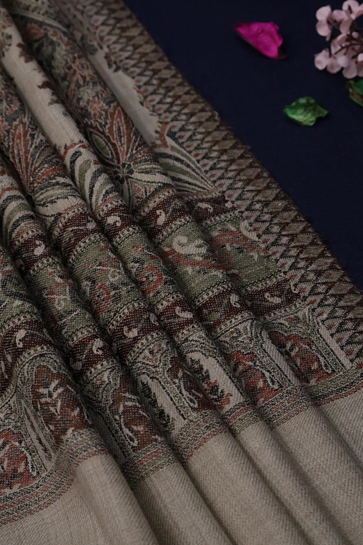 Kani Pashmina Shawl  3874 Skin C