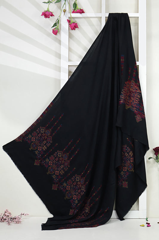 Kani Pashmina Shawl  3921 Black A