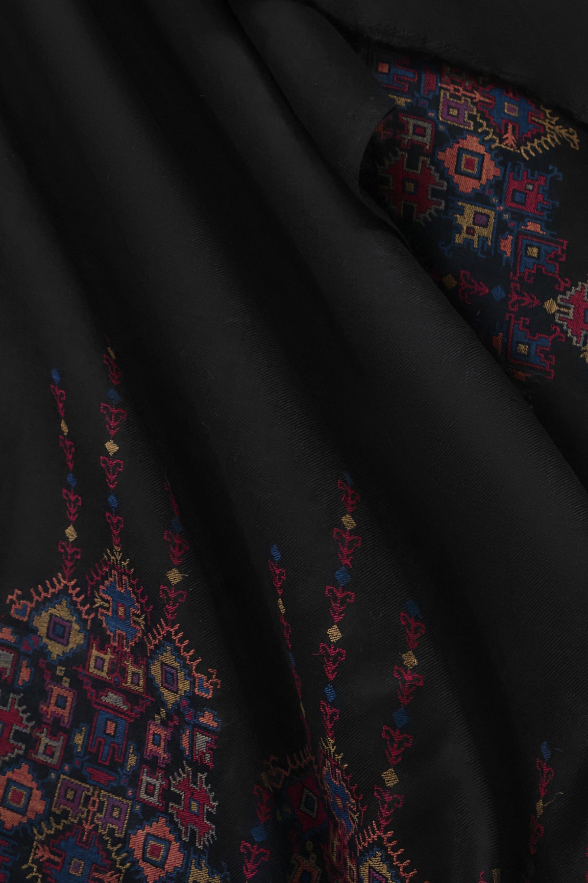 Kani Pashmina Shawl  3921 Black A