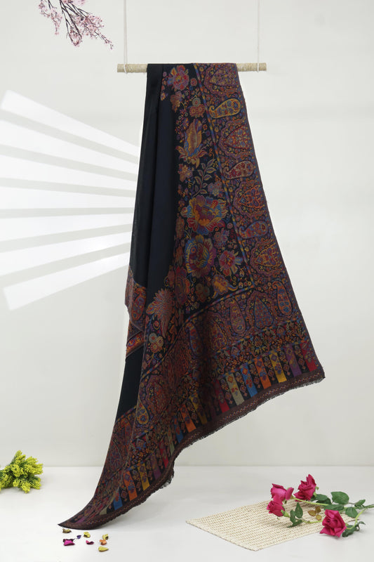 Kani Pashmina Shawl  3967 Black