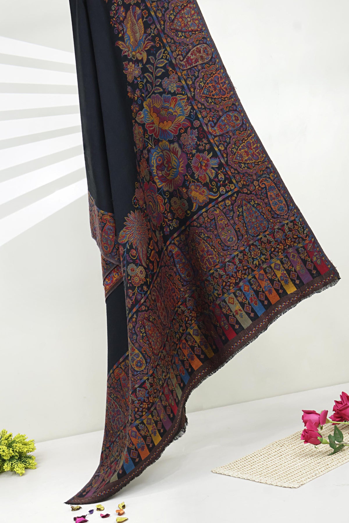 Kani Pashmina Shawl  3967 Black