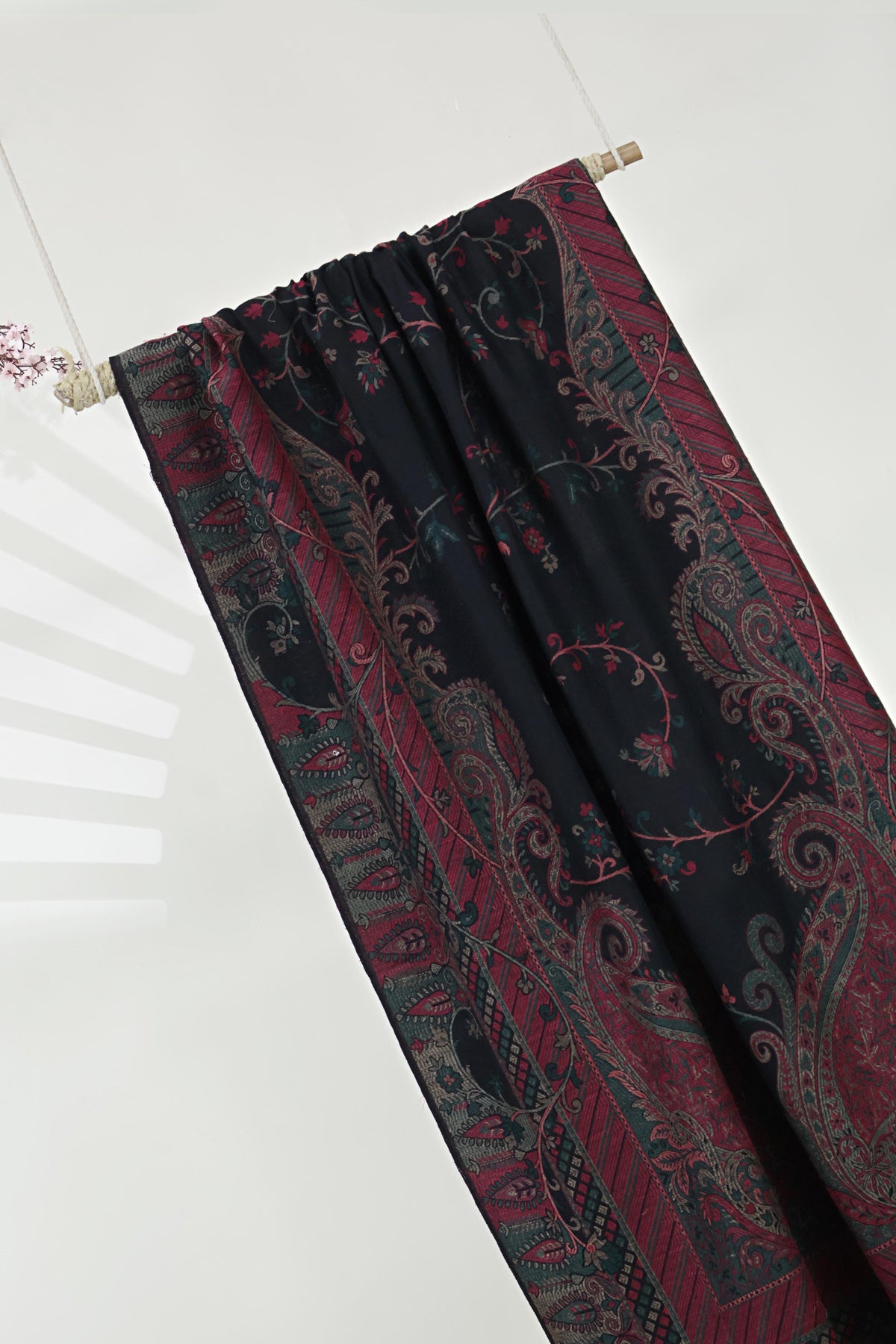 Kani Border Pashmina Shawl  3641H