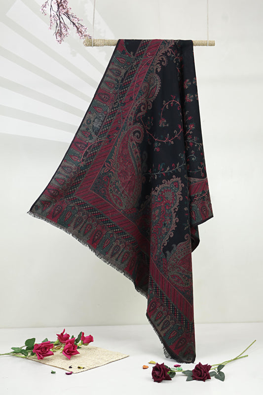 Kani Border Pashmina Shawl  3641H