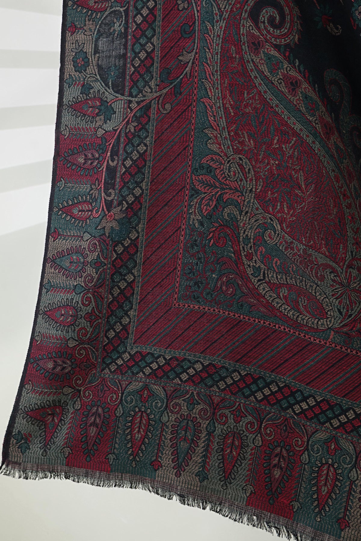 Kani Border Pashmina Shawl  3641H