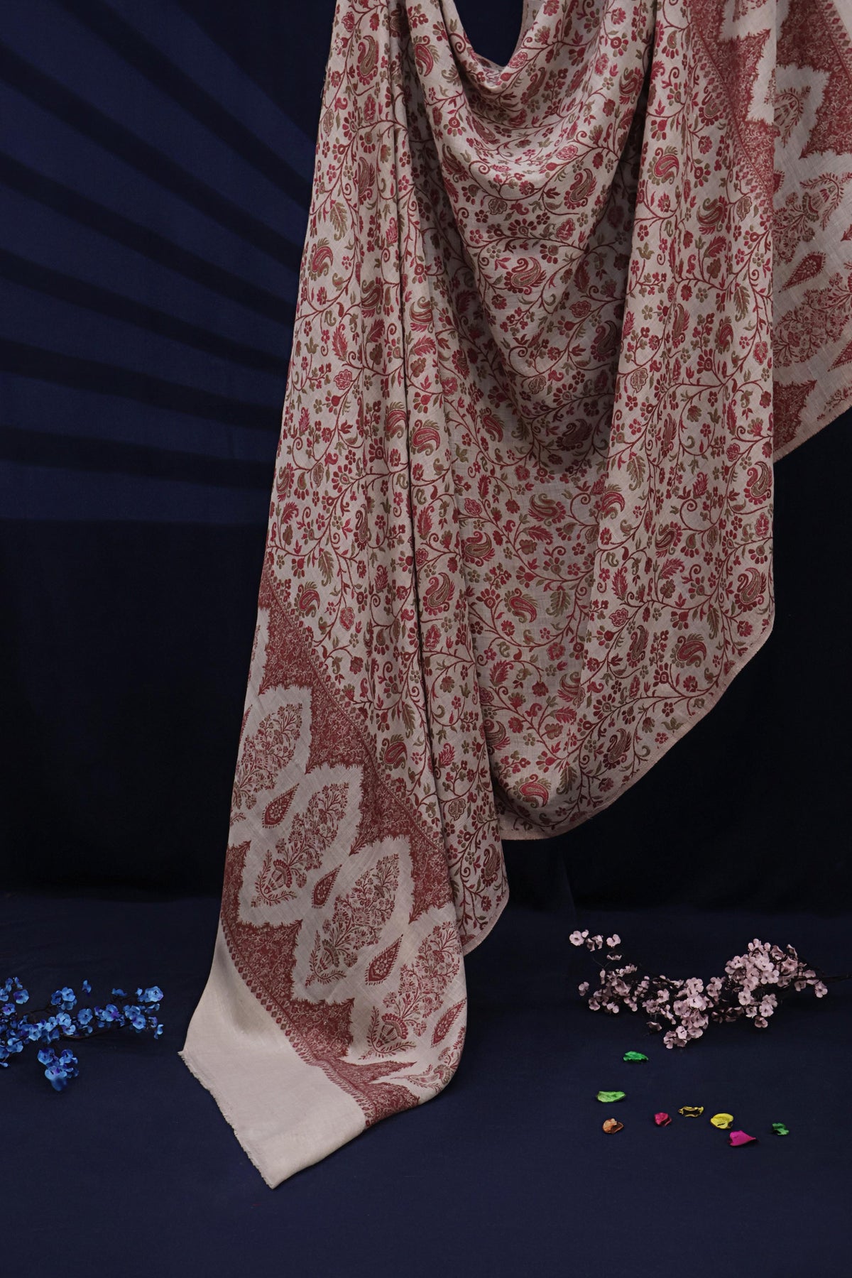 Kani Pashmina Shawl  3968 Skin-A