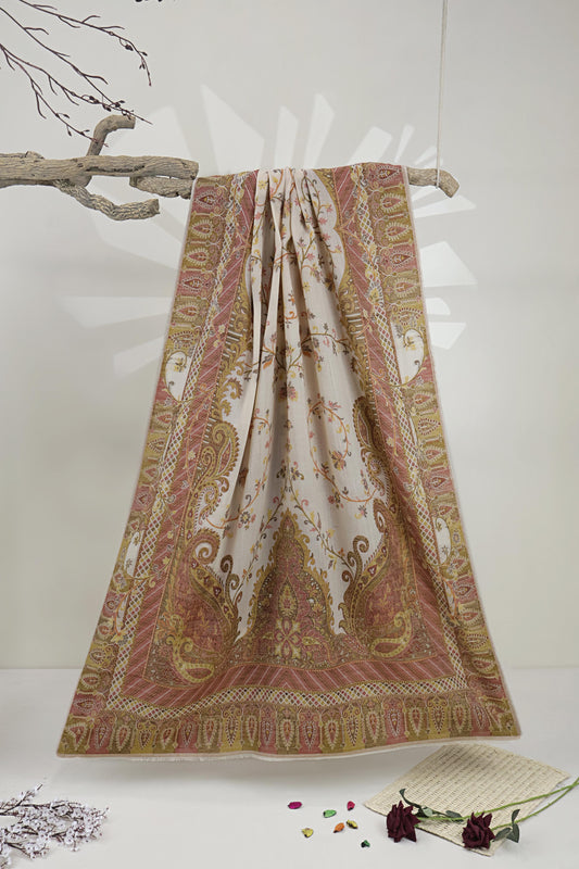 Kani Border Pashmina Shawl  3641A