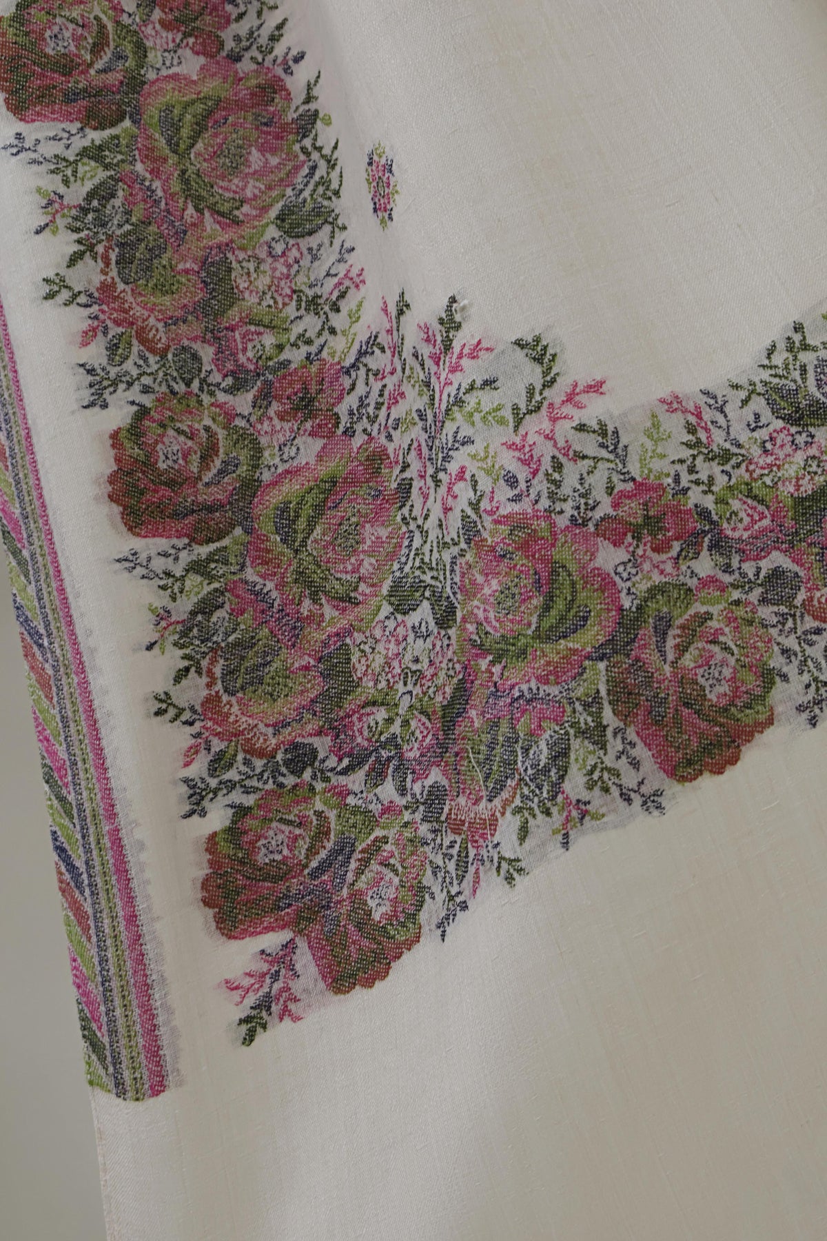 Kani Border Pashmina Shawl KHA221