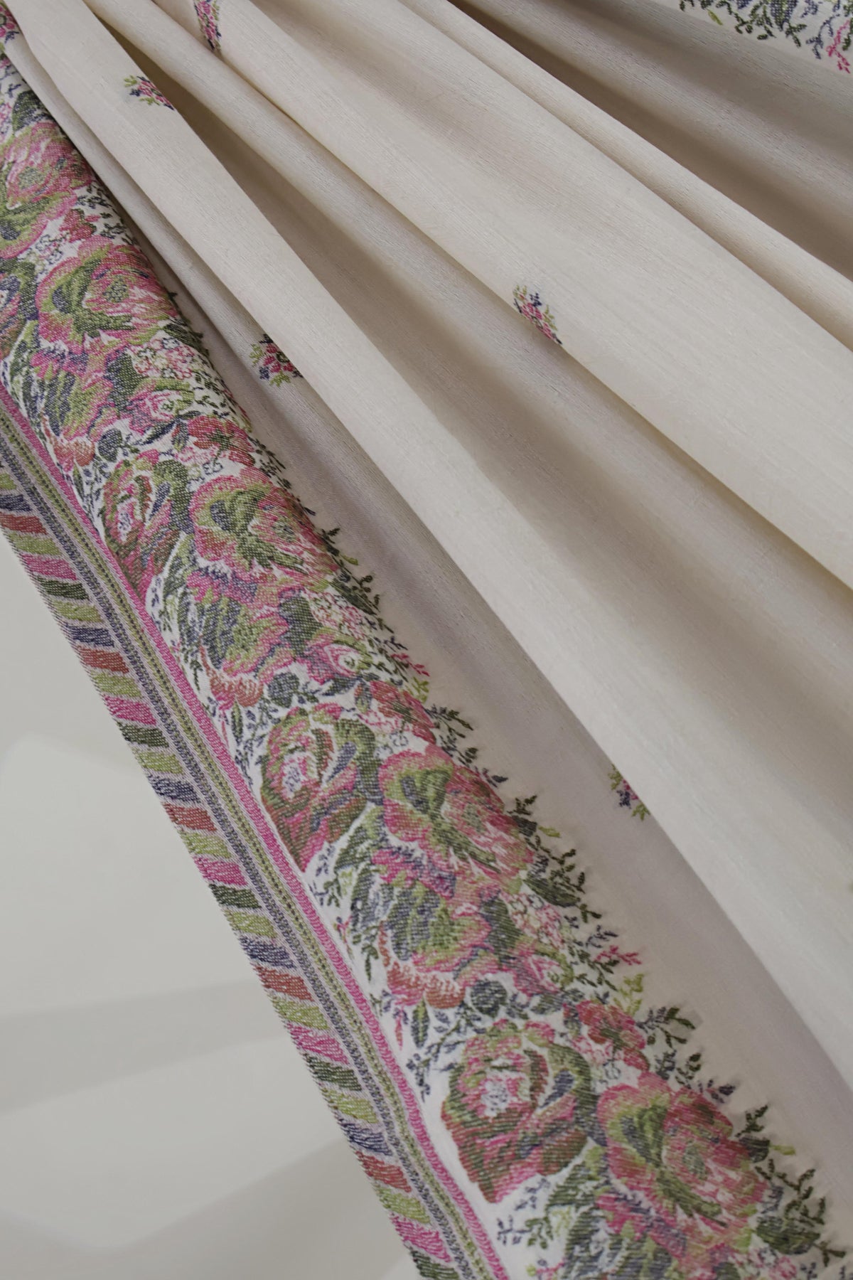Kani Border Pashmina Shawl KHA221