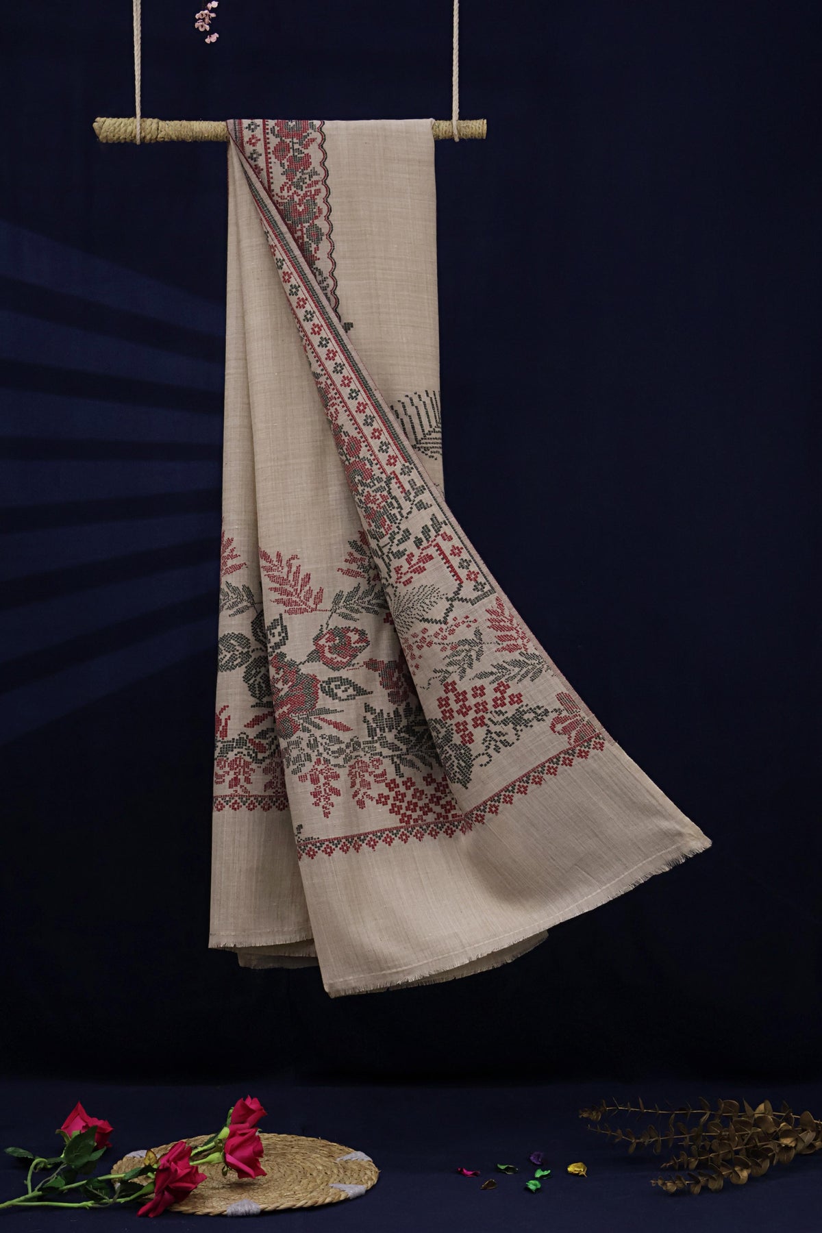 Kani Pashmina Shawl 4010 Skin Red