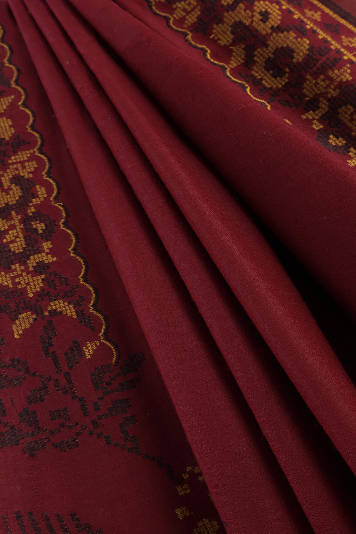 Kani Pashmina Shawl 4010 Mehroon