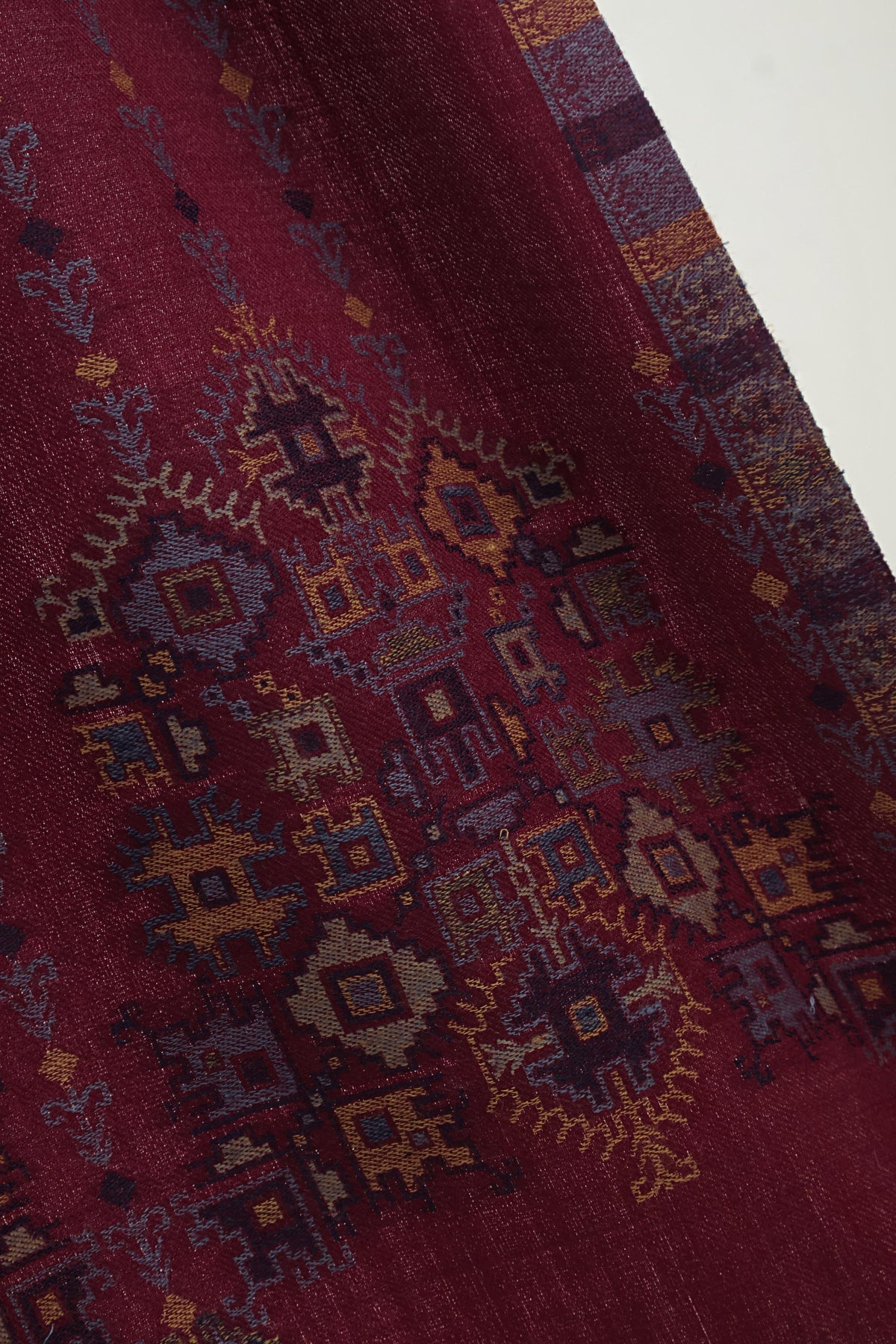 Kani Pashmina Shawl  3921 Mehroon