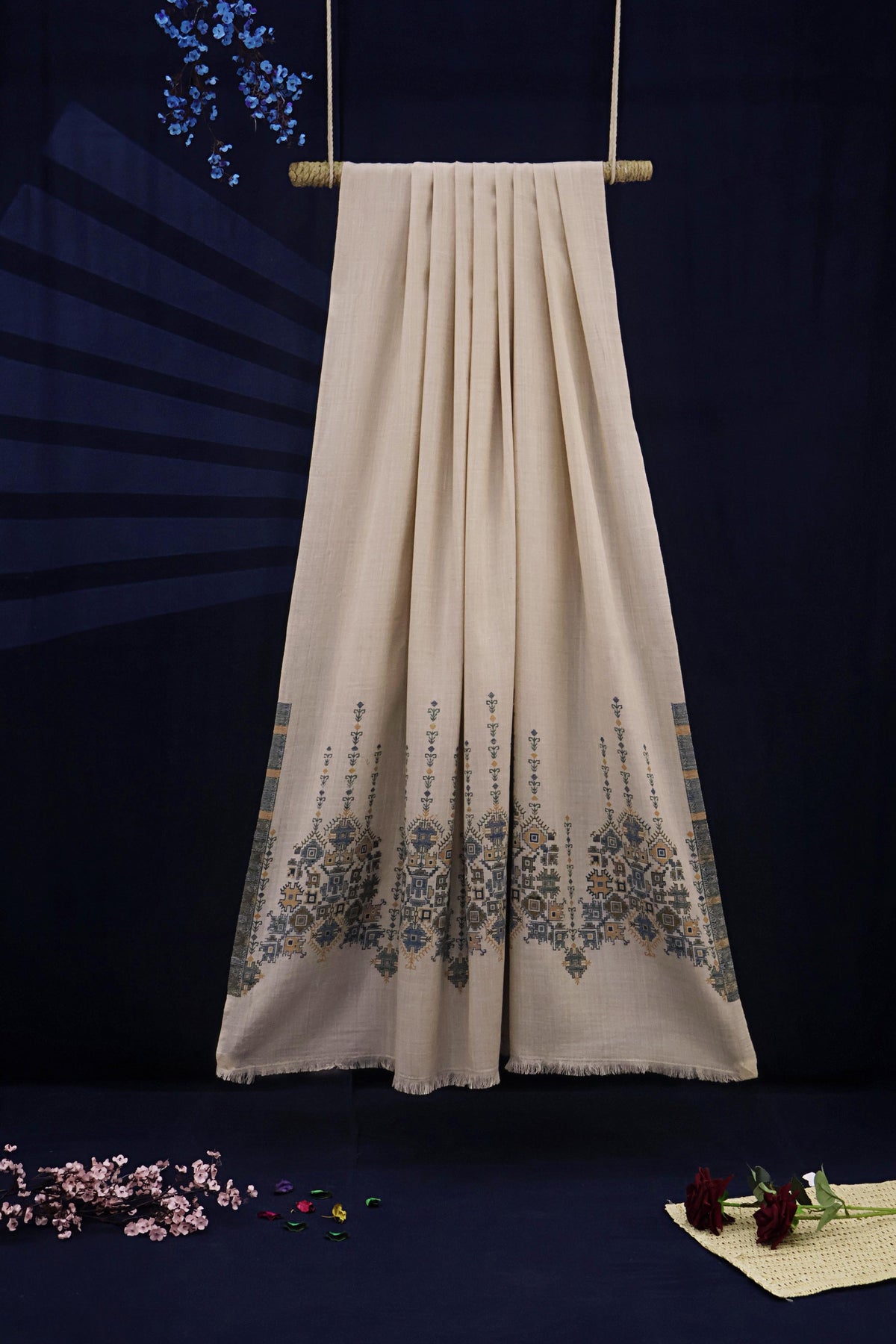 Kani Pashmina Shawl  3921 Skin F