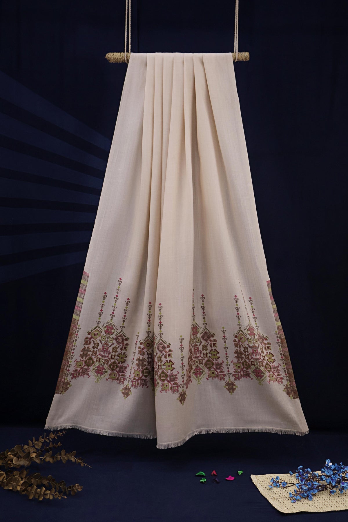 Kani Pashmina Shawl  3921 Skin E