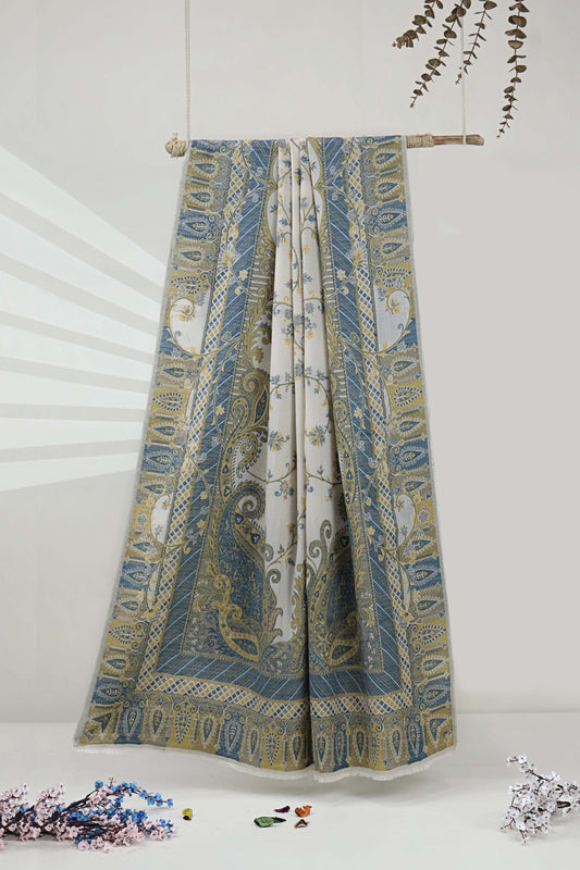 Kani Border Pashmina Shawl  3641G
