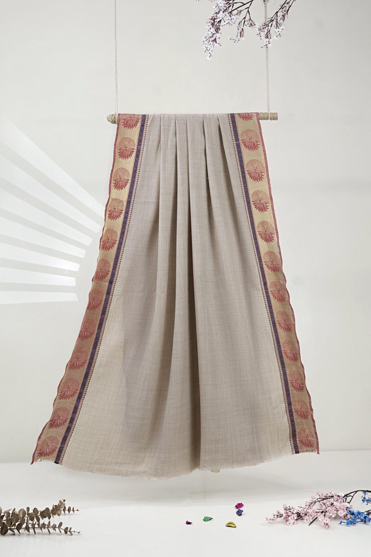 Pashmina Jacquard Skin Shawl 3106 Skin-A