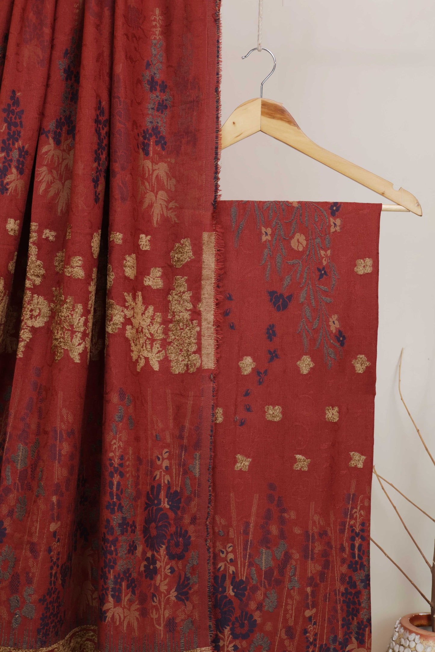 3Piece - Marina Peach Leather Velvet Embose Suit RAZB16