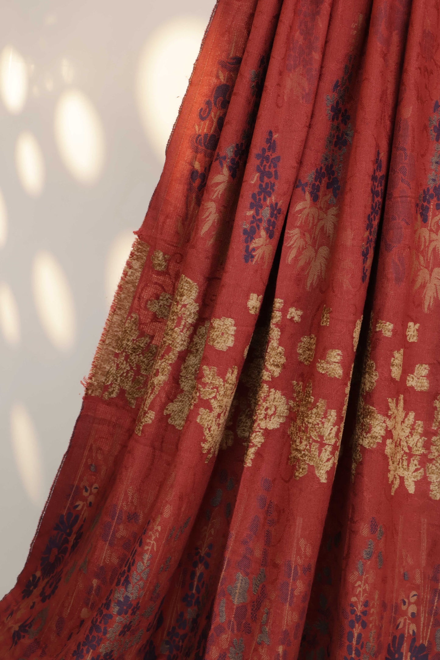 3Piece - Marina Peach Leather Velvet Embose Suit RAZB16