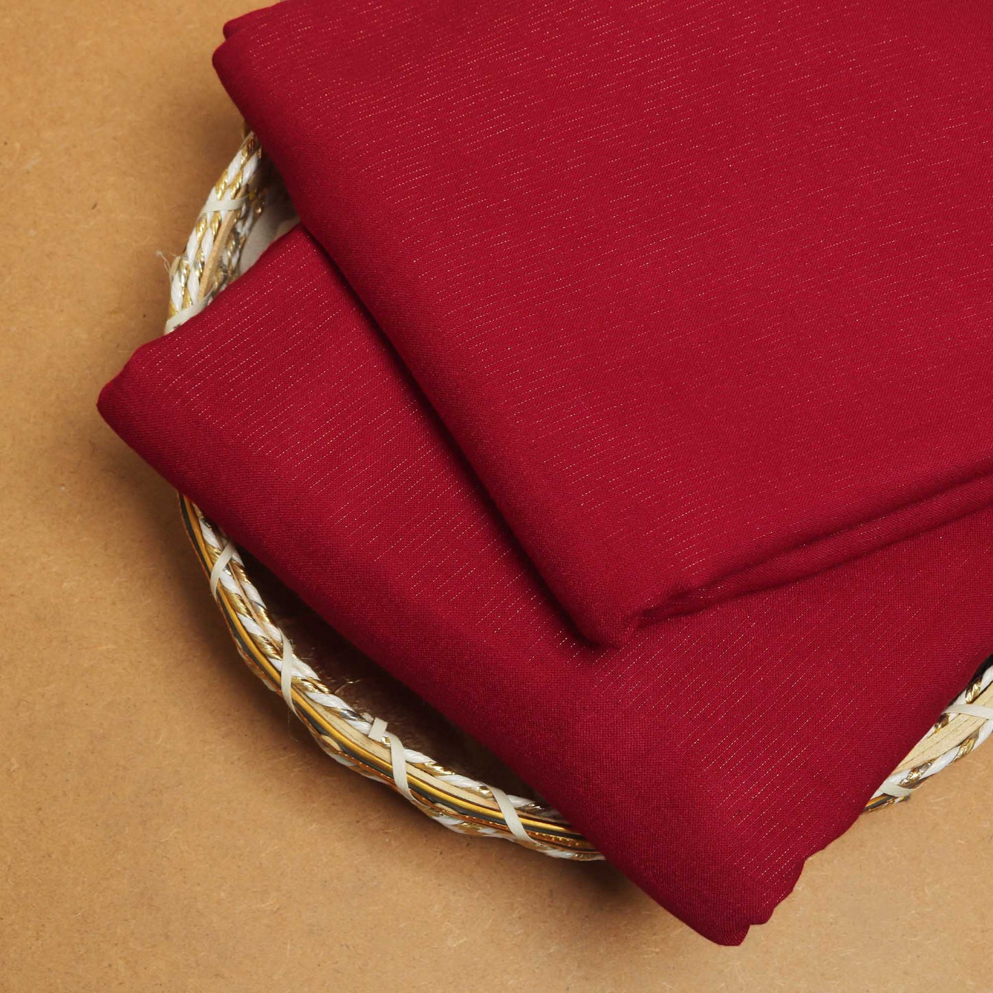 2piece Moon Light Peach Leather Marina Deep Red