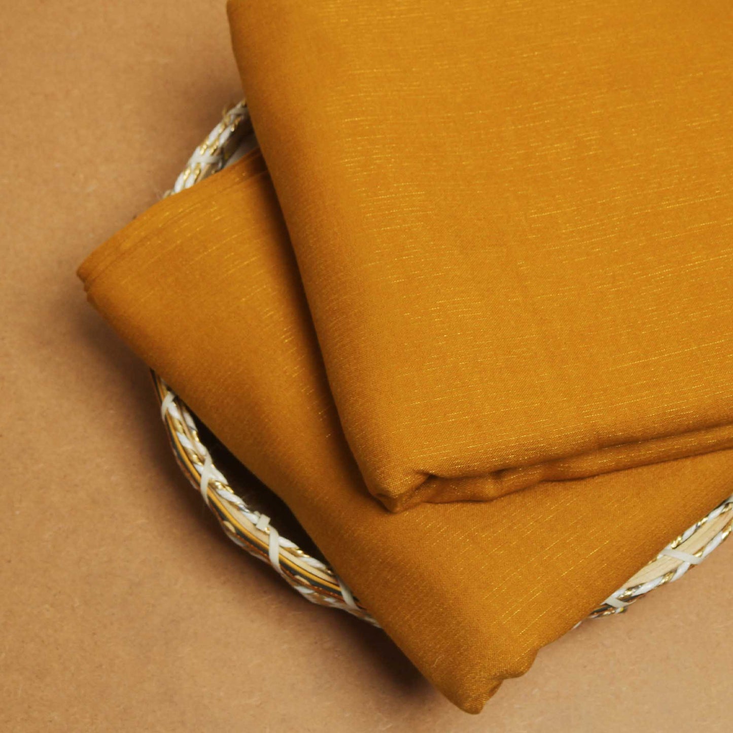 2piece Moon Light Peach Leather Marina MUSTARD