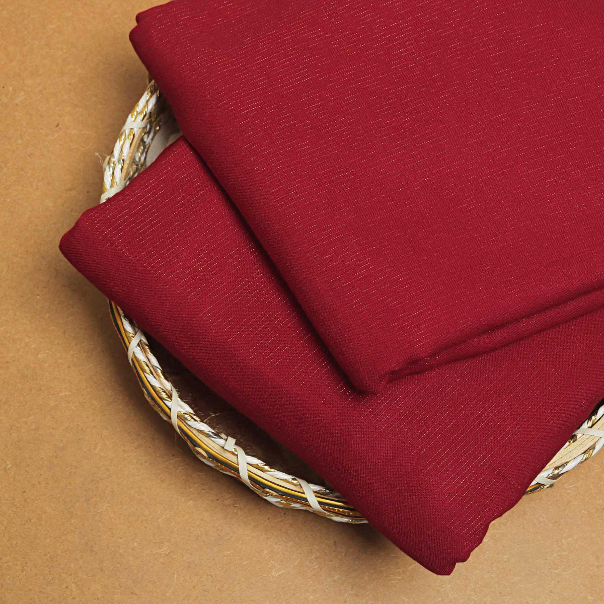 2piece Moon Light Peach Leather Marina Deep Red